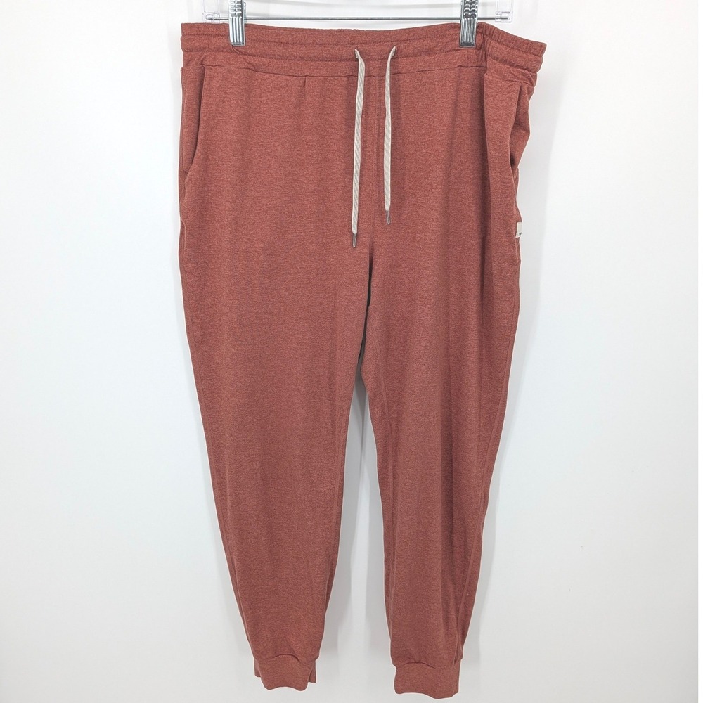 Vuori Rust Red Track Joggers
